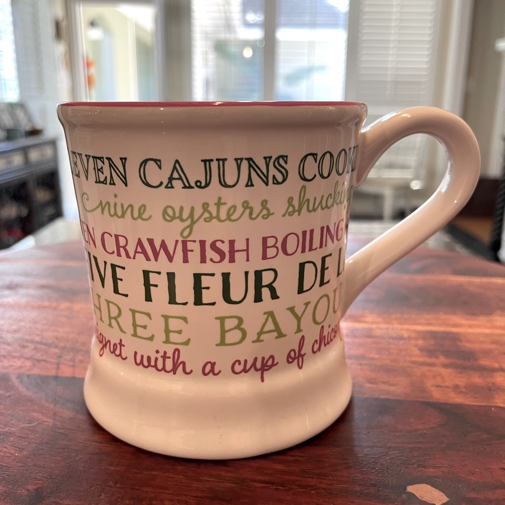 Occasionally Made Holiday 12 Days Mug (14oz) Louisiana Christmas Cajun Coffee